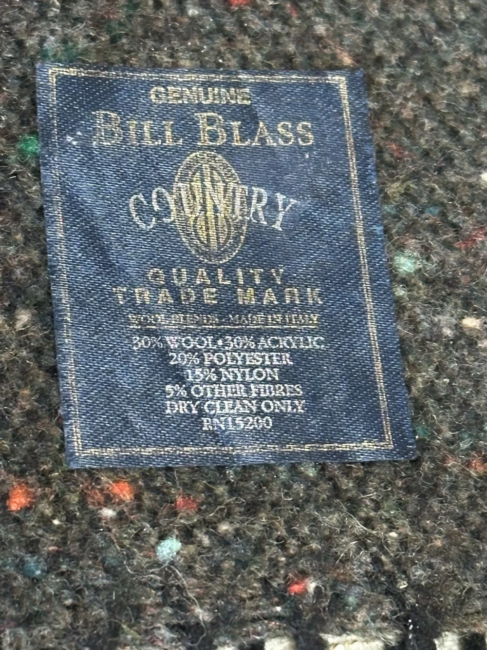 ‘Vintage Bill Blass Country Scarf Lot of 2.  64x15”
